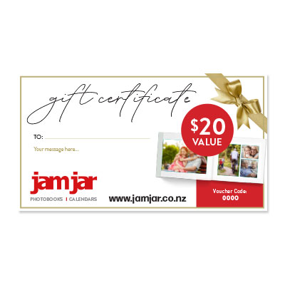 Jamjar Digital Gift Certificate